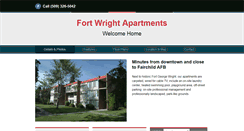 Desktop Screenshot of fortwrightapartments.com